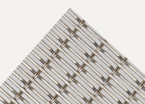 OEM tessuto rigido di Mesh Stairs Railing del cavo della piegatura della serratura di acciaio inossidabile