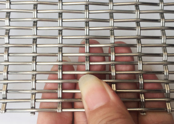 cavo tricottante Mesh Cupboard Decorative Partitions Facade della piegatura della serratura di 4.2mm