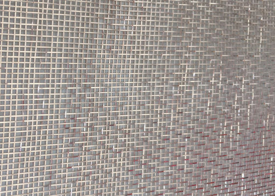 Cavo laminato di vetro architettonico ultra sottile Mesh Brass Woven 0.5mm