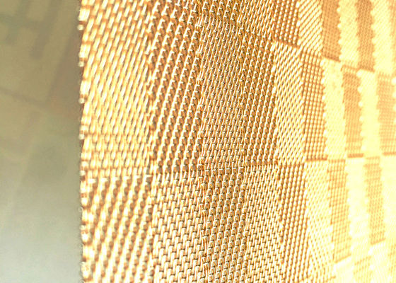 il vetro dell'oro di 8ft ha laminato le scale di Mesh Antiwear For Furniture And del cavo