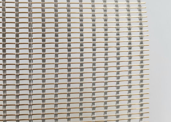 Cavo decorativo spruzzato Mesh Glass di ISO9001 SS316 Mesh Fabric 0.94mm