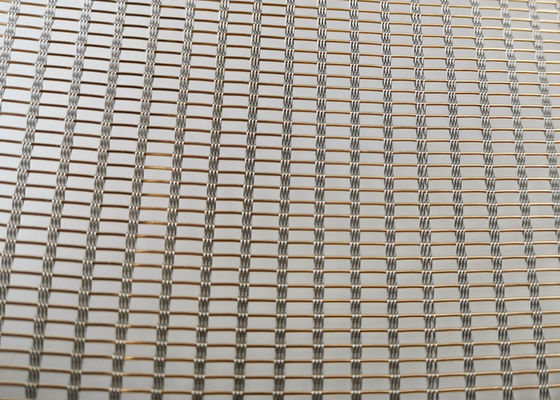 Cavo decorativo spruzzato Mesh Glass di ISO9001 SS316 Mesh Fabric 0.94mm