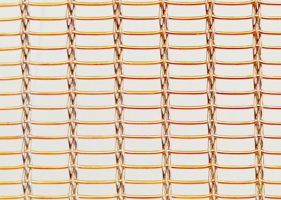 Rivestimento di Mesh Eco Woven Copper Wall del cavo laminato vetro di SHUOLONG SS304
