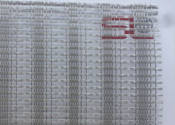 facciata decorativa interna di Mesh Glass Panels Exterior And del cavo tessuta pianura di 0.8mm