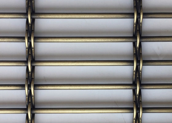 Cavo tessuto decorativo Mesh Screen Plated Metal del divisore d'ottone del BARBECUE