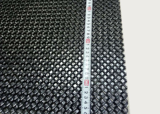 SS304 polvere nera antiusura Mesh Decorative For Building Structures ricoperto