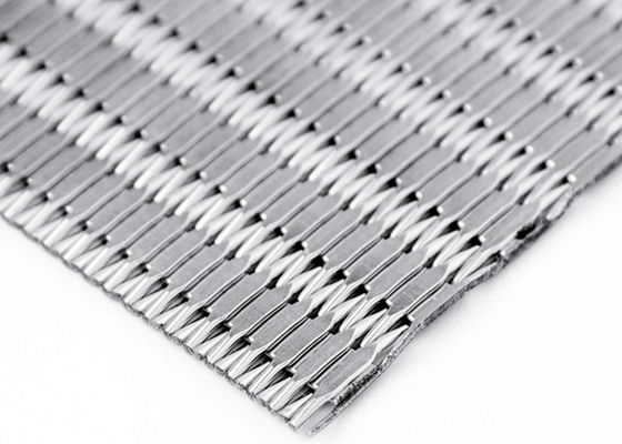 Facciata architettonica di anticorrosivo SS304 Mesh Screen Rigid Metal Mesh
