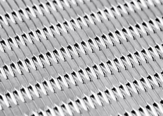 Facciata architettonica di anticorrosivo SS304 Mesh Screen Rigid Metal Mesh