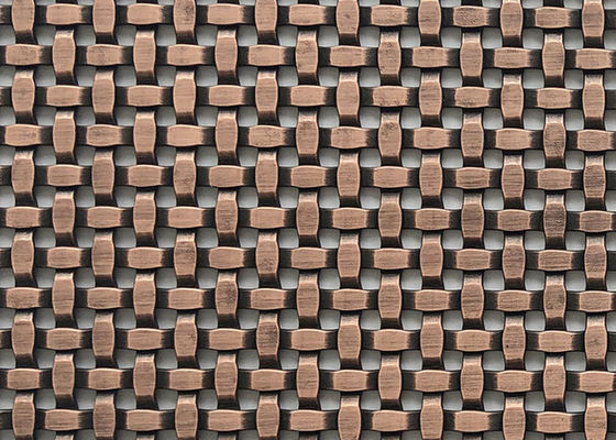 Spazio decorativo tessuto architettonico di Mesh Grilles Partitions 24% del cavo del metallo del rivestimento della parete