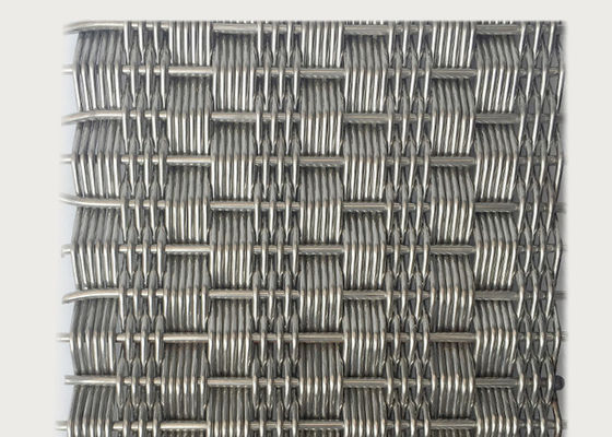 SGS decorativo architettonico tessuto 4.5mm di Mesh Stainless Steel dello schermo spessi