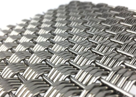 Cavo tessuto architettonico rigido Mesh Panels Stainless Steel Eco 4.9mm spessi