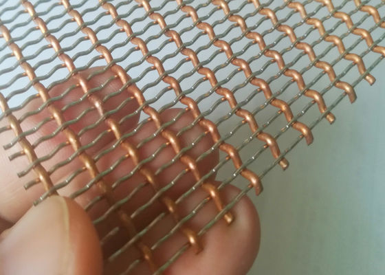 cavo tessuto decorativo Mesh Room Divider di 36m 2.5mm Chrome Mesh Grill