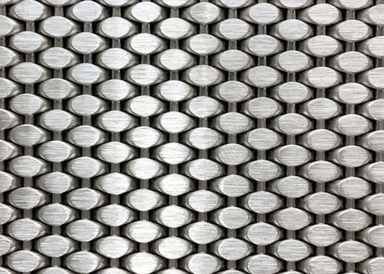 lunghezza di Mesh Cladding High Tensile Strength 4.5m 5.5m del metallo di acciaio inossidabile 316L