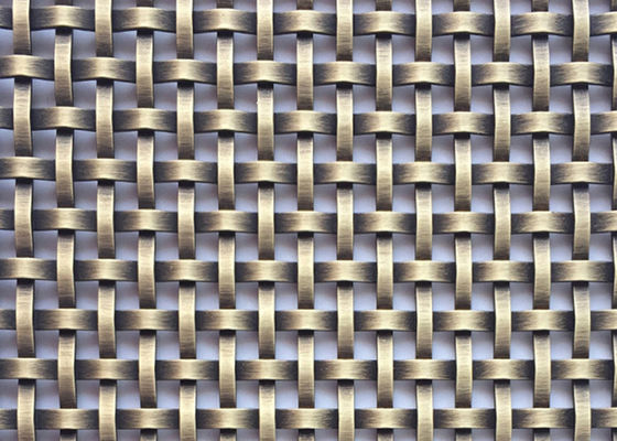 Griglia d'acciaio di rame rossa Mesh Interior Design Anti Alkaline 20m 2.5mm densamente