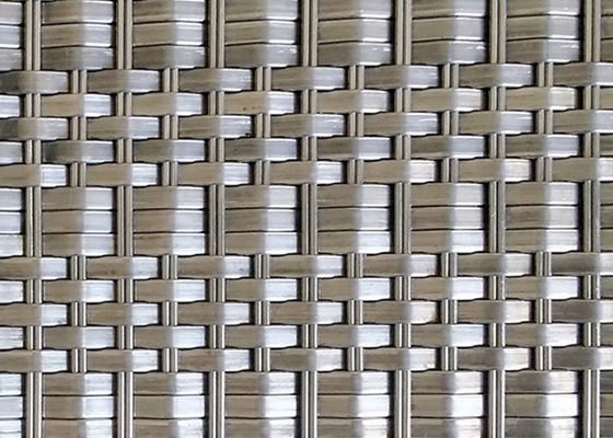 Cavo tessuto architettonico Mesh Panels del metallo di SS316 Deco diametro del filo di ordito di 2mm x di 1,5