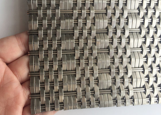 Cavo tessuto architettonico Mesh Panels del metallo di SS316 Deco diametro del filo di ordito di 2mm x di 1,5
