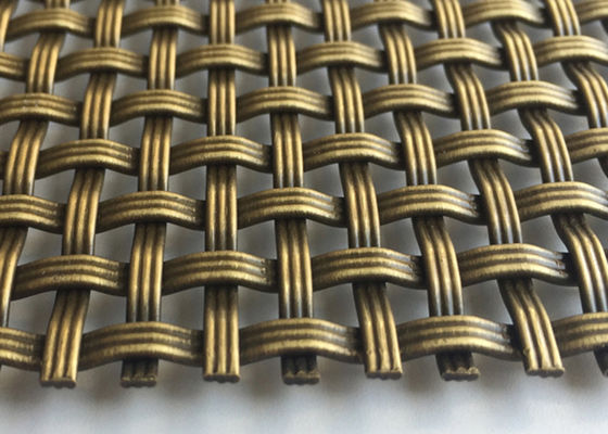 il metallo decorativo Mesh Screen Wire Grille Antique del ODM di 3.2mm ha placcato