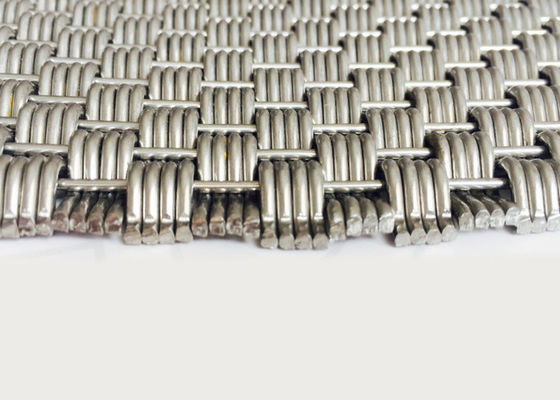 Colore naturale tessuto decorativo di Mesh Panels AISI 316L del cavo delle divisioni