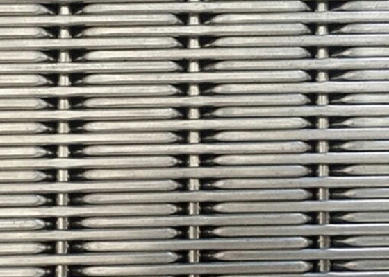 Passo tessuto del filo di ordito del diametro 17.5mm di Mesh Panels 2mm del cavo di acciaio inossidabile di SUS 304