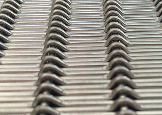 Passo tessuto del filo di ordito del diametro 17.5mm di Mesh Panels 2mm del cavo di acciaio inossidabile di SUS 304