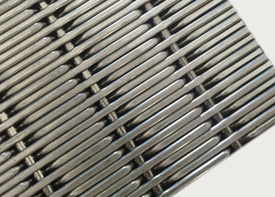Passo tessuto del filo di ordito del diametro 17.5mm di Mesh Panels 2mm del cavo di acciaio inossidabile di SUS 304
