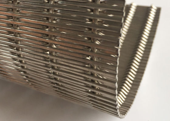 Pannelli di parete interna uniti dell'elevatore dell'OEM di Mesh Fabric del metallo flessibile di 9mm 2m