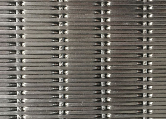 Pannelli di parete interna uniti dell'elevatore dell'OEM di Mesh Fabric del metallo flessibile di 9mm 2m