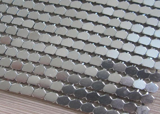 Tessuto dello zecchino del metallo di acciaio inossidabile Oilproof 7mm esteriore ed interno