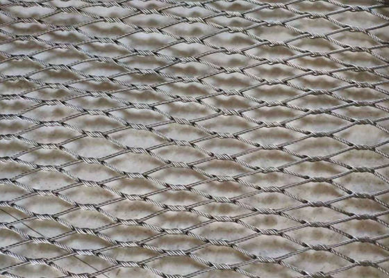 schermo flessibile antiruggine della rete metallica di 50x50mm 1.6mm Dia Braided Wire Mesh Bird