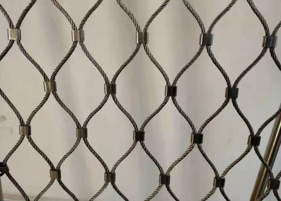 OEM antiusura di 8m Diamond Woven Wire Mesh con il fermaglio del nastro