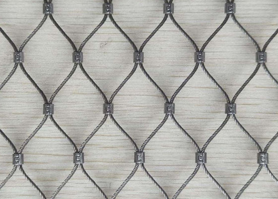 Struttura intrecciata del cavo 7x19 della maglia 210x210mm del cavo metallico di acciaio inossidabile