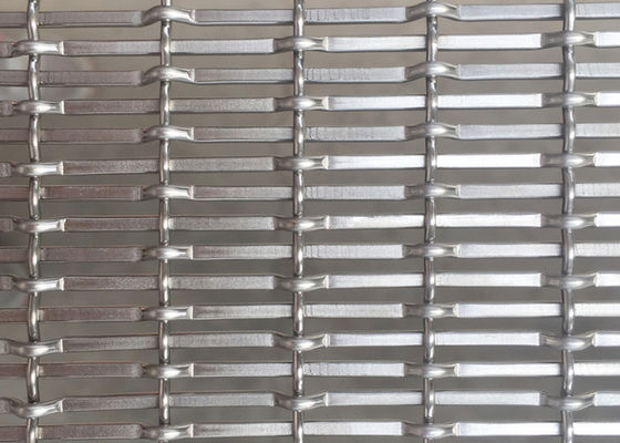 divisori architettonici spessi di acciaio inossidabile Mesh Woven Wire Screen Space di 3mm