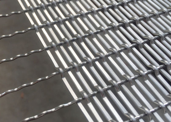 divisori architettonici spessi di acciaio inossidabile Mesh Woven Wire Screen Space di 3mm