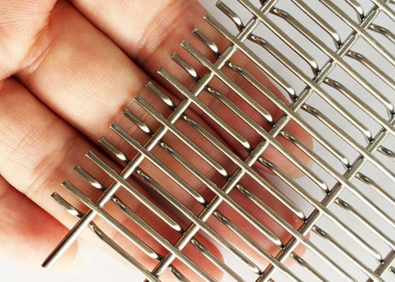 Nastro metallico tessuto 304ss ad alta resistenza Mesh Decorative Partitionl Screen
