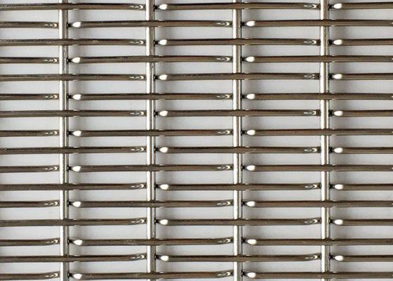 Diametro di rete di filo tessuto architettonico in ottone 0,02 mm-2,03 mm Performance