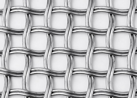 Mesh Shape Helical Stainless Steel circolare ha unito il cavo Mesh For Partitions