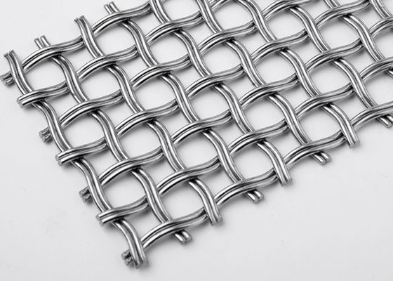 Mesh Shape Helical Stainless Steel circolare ha unito il cavo Mesh For Partitions
