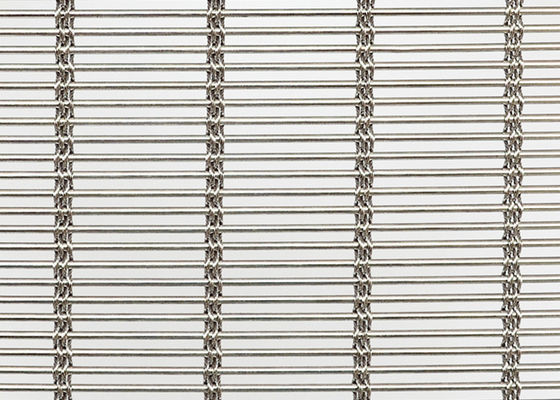 Metallo architettonico tessuto Mesh Curtain del rivestimento 3.5mm di MetalFabric