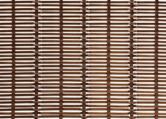 cavo tessuto decorativo Mesh For Screen Wall Cladding di acciaio inossidabile Pvd di 4mm