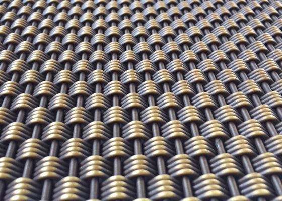 Elevatore architettonico di Mesh Antique Brass Decorative For del metallo degli ss 304