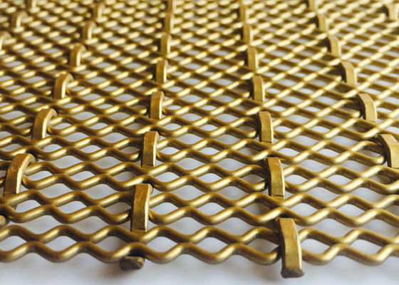 reti metalliche tessuta decorativa della facciata di 4.5mm 4.0m x 2.0m