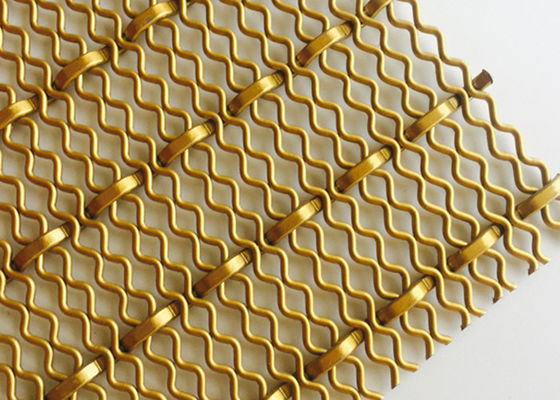 reti metalliche tessuta decorativa della facciata di 4.5mm 4.0m x 2.0m