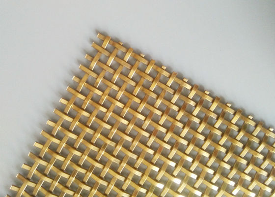 Il metallo tessuto riveste l'acciaio inossidabile di pannelli Mesh For Cabinet Doors unito di 3.2mm