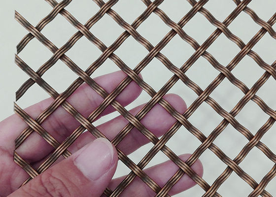 Cavo tessuto decorativo Mesh Brass Stainless Steel Cabinets dell'oggetto d'antiquariato 2mm