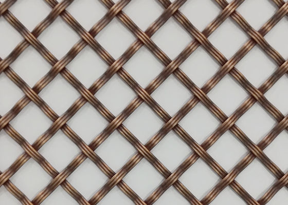 Cavo tessuto decorativo Mesh Brass Stainless Steel Cabinets dell'oggetto d'antiquariato 2mm