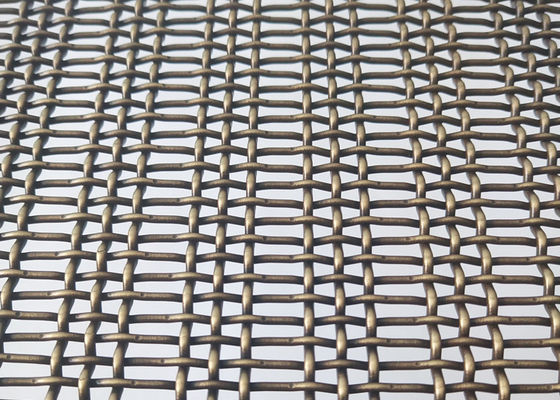 Bronzato colori il cavo unito Mesh Decorative Woven di acciaio inossidabile di 3.6mm