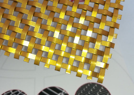 Cavo tessuto decorativo Mesh Panels For Cabinet dell'acciaio inossidabile 2.5mm