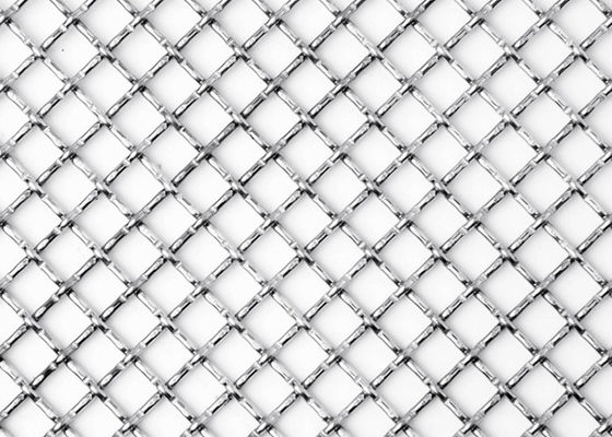 Cavo tessuto Mesh Decorative Grilles Corrosion Resistance della piegatura della serratura di acciaio inossidabile