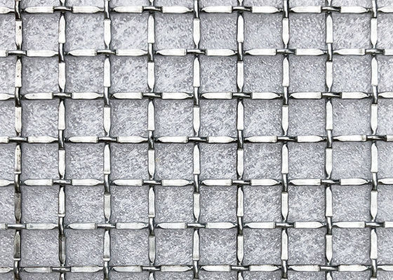 Cavo Mesh Alkali Resistance For Ceiling della piegatura della serratura della decorazione Ss302 del metallo e portone