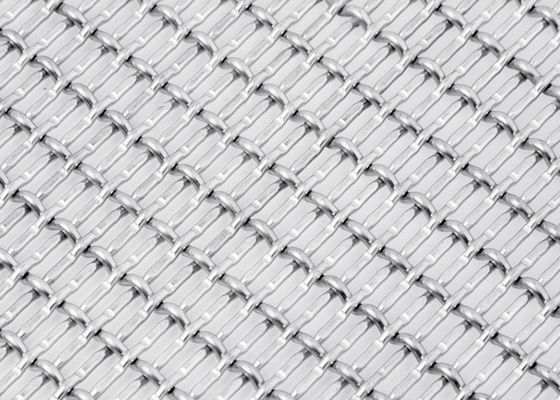 Acciaio inossidabile interstiziale di Mesh Metal Woven 304l del cavo della piegatura della serratura per il divisorio